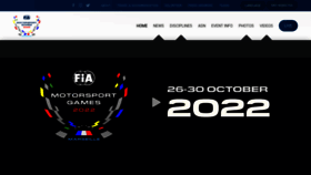 What Fiamotorsportgames.com website looked like in 2022 (1 year ago)