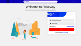 What Flakeway.com website looked like in 2022 (1 year ago)