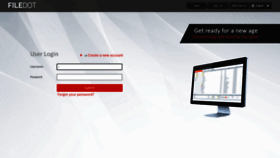 What Filedot.to website looked like in 2022 (3 years ago)