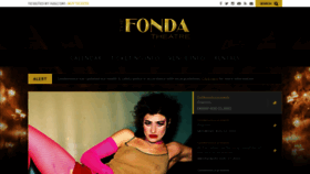 What Fondatheatre.com website looked like in 2022 (1 year ago)