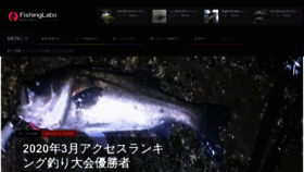 What Fishing-labo.net website looked like in 2022 (1 year ago)