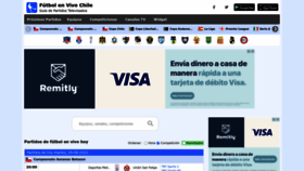 What Futbolenvivochile.com website looked like in 2022 (1 year ago)