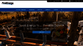 What Firstenergycorp.com website looked like in 2022 (1 year ago)