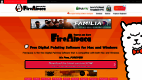What Firealpaca.com website looked like in 2022 (1 year ago)