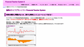 What Financial-teacher.net website looked like in 2022 (1 year ago)