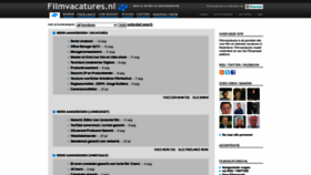 What Filmvacatures.nl website looked like in 2022 (1 year ago)