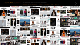 What Fashionblognews.com website looked like in 2022 (1 year ago)