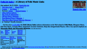 What Folklib.net website looked like in 2022 (1 year ago)