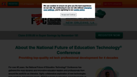 What Fetc.org website looked like in 2022 (1 year ago)