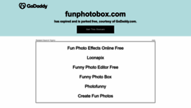 What Funphotobox.com website looked like in 2022 (1 year ago)