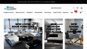 What Furniturestorelosangeles.com website looked like in 2022 (1 year ago)
