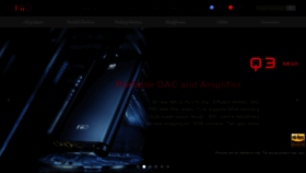 What Fiio.com website looked like in 2022 (1 year ago)