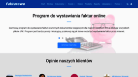 What Fakturowo.pl website looked like in 2022 (1 year ago)