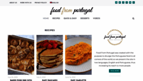 What Foodfromportugal.com website looked like in 2022 (1 year ago)