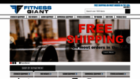 What Fitnessgiant.com website looked like in 2022 (1 year ago)