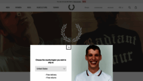 What Fredperry.com website looked like in 2022 (1 year ago)