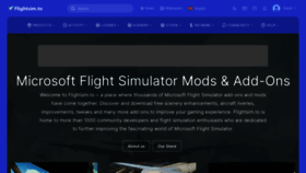 What Flightsim.to website looked like in 2022 (1 year ago)