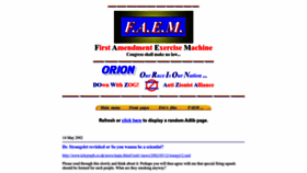 What Faem.com website looked like in 2022 (1 year ago)