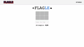 What Flagle.co website looked like in 2022 (1 year ago)