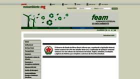 What Feam.br website looked like in 2022 (1 year ago)