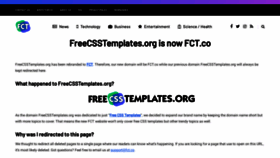 What Freecsstemplates.org website looked like in 2022 (1 year ago)