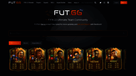 What Fut.gg website looked like in 2022 (1 year ago)