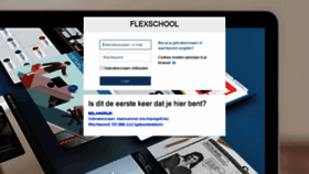 What Flexschool.be website looked like in 2022 (1 year ago)