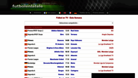 What Futbolenlatele.com website looked like in 2022 (1 year ago)