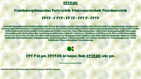 What Fptp.de website looked like in 2022 (3 years ago)
