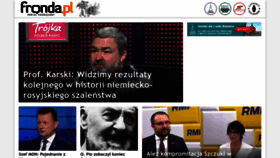 What Fronda.pl website looked like in 2022 (1 year ago)
