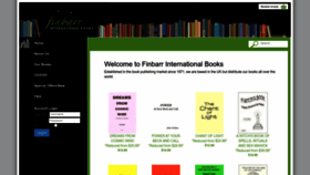 What Finbarrinternationalbooks.com website looked like in 2022 (1 year ago)