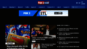 What Fox2now.com website looked like in 2022 (1 year ago)