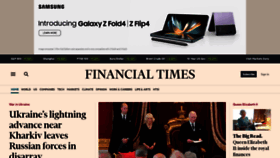What Ft.com website looked like in 2022 (1 year ago)