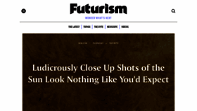 What Futurism.com website looked like in 2022 (1 year ago)