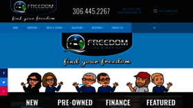 What Freedomrvandmarine.com website looked like in 2022 (1 year ago)