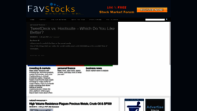 What Favstocks.com website looked like in 2022 (1 year ago)