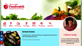What Foodwatch.com.au website looked like in 2022 (1 year ago)