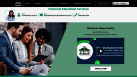 What Financialeducationservices.com website looked like in 2022 (1 year ago)
