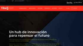 What Fibes.es website looked like in 2022 (1 year ago)
