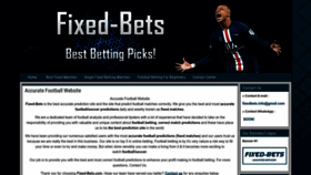 What Fixed-bets.com website looked like in 2022 (1 year ago)