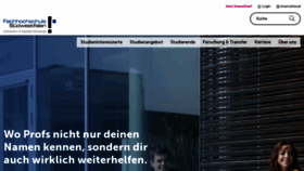 What Fh-swf.de website looked like in 2022 (1 year ago)