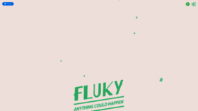 What Fluky.io website looked like in 2022 (1 year ago)