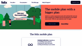 What Felixmobile.com.au website looked like in 2022 (1 year ago)