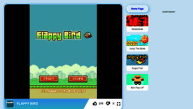 What Flappy-bird.io website looked like in 2022 (1 year ago)