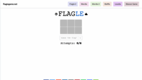 What Flaglegame.net website looked like in 2022 (1 year ago)