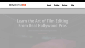 What Filmeditingpro.com website looked like in 2022 (1 year ago)