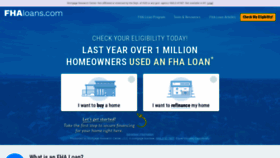 What Fhaloans.com website looked like in 2022 (1 year ago)