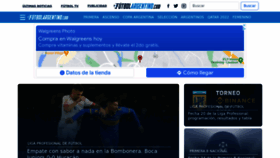 What Futbolargentino.com website looked like in 2022 (1 year ago)