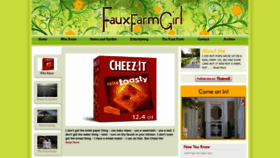 What Fauxfarmgirl.com website looked like in 2022 (1 year ago)