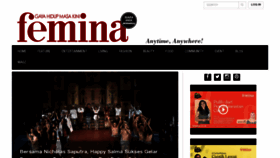 What Femina.co.id website looked like in 2022 (1 year ago)